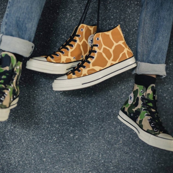 Converse Other - New Men Converse Chuck 70 Archive Giraffe Canvas